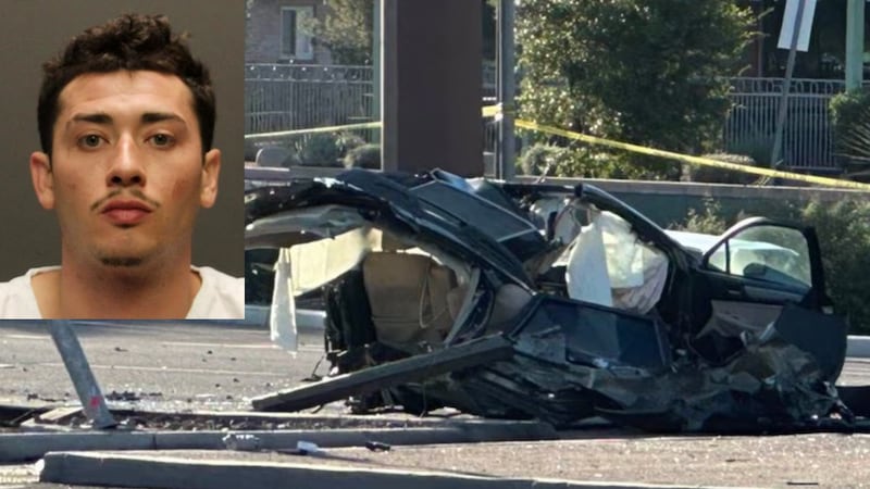 Michael Jesus Luera se enfrenta a varios cargos en relación con un accidente a alta velocidad...